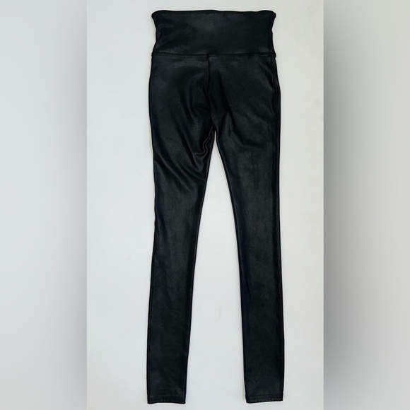 SPANX Faux Leather Shaping Leggings XS High Waist Slimming Control BEST SELLER! - Picture 6 of 13